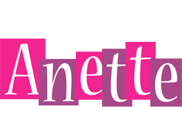 Anette whine logo