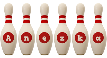 Anezka bowling-pin logo