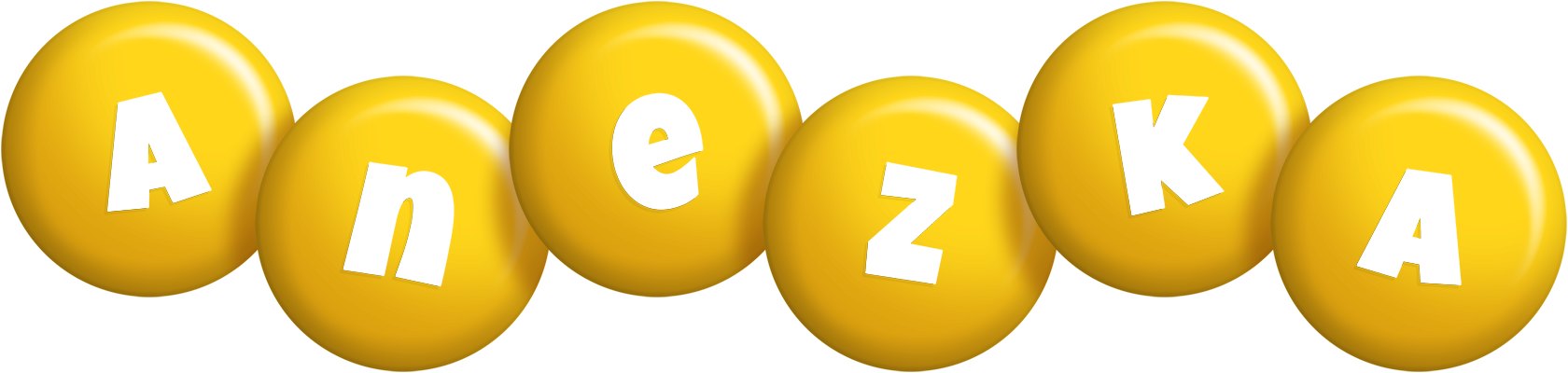 Anezka candy-yellow logo