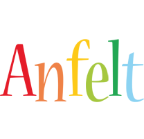 Anfelt birthday logo