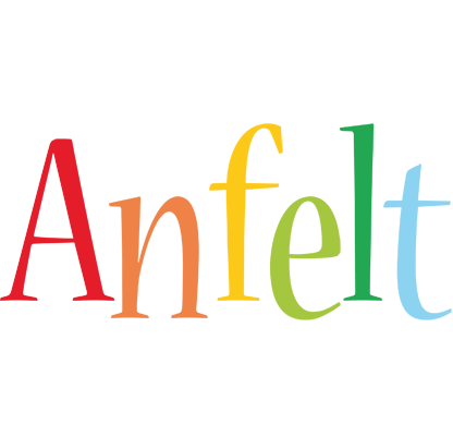 Anfelt birthday logo