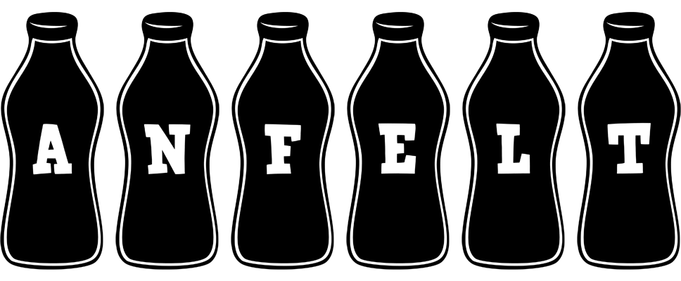 Anfelt bottle logo