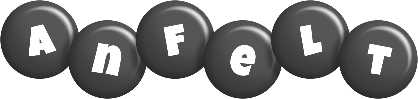 Anfelt candy-black logo