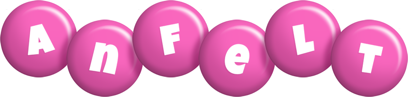 Anfelt candy-pink logo