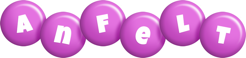 Anfelt candy-purple logo