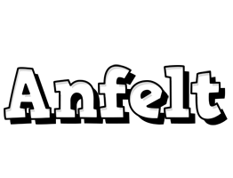 Anfelt snowing logo