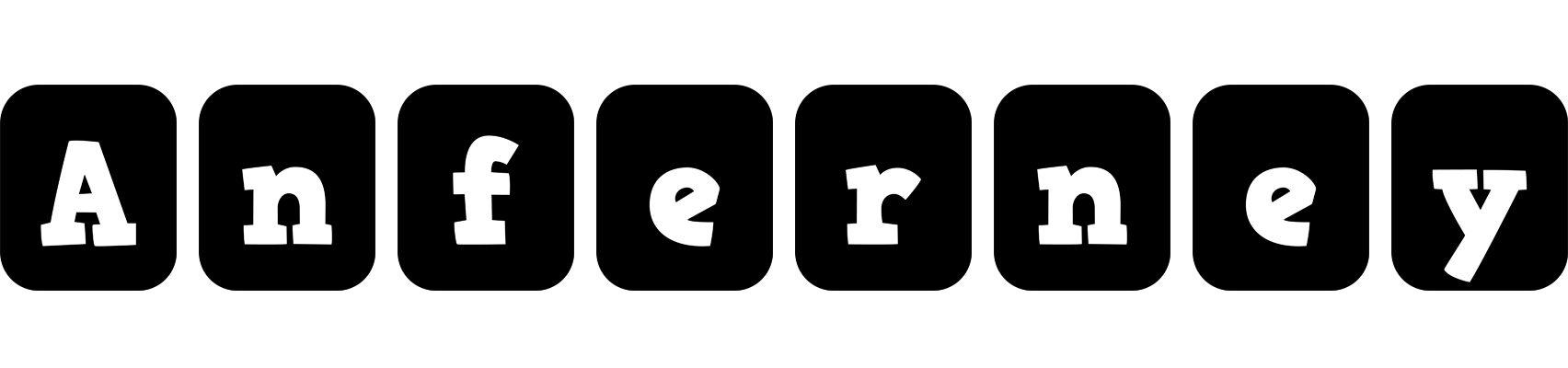 Anferney box logo