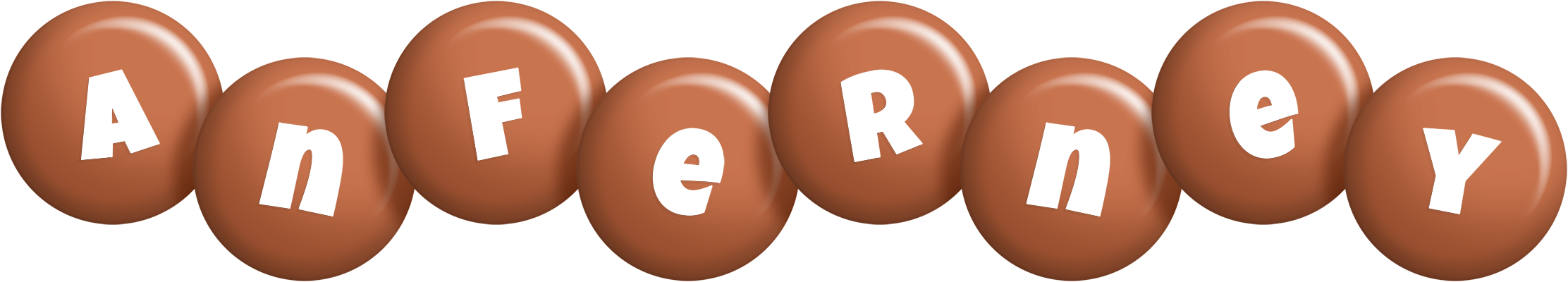 Anferney candy-brown logo
