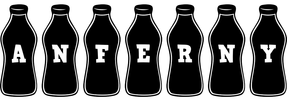 Anferny bottle logo