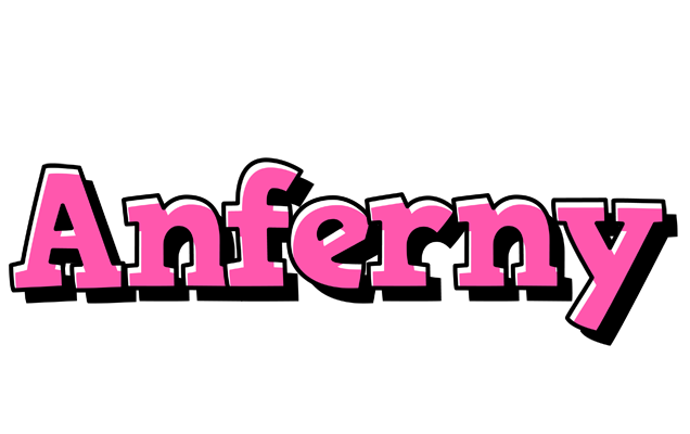 Anferny girlish logo