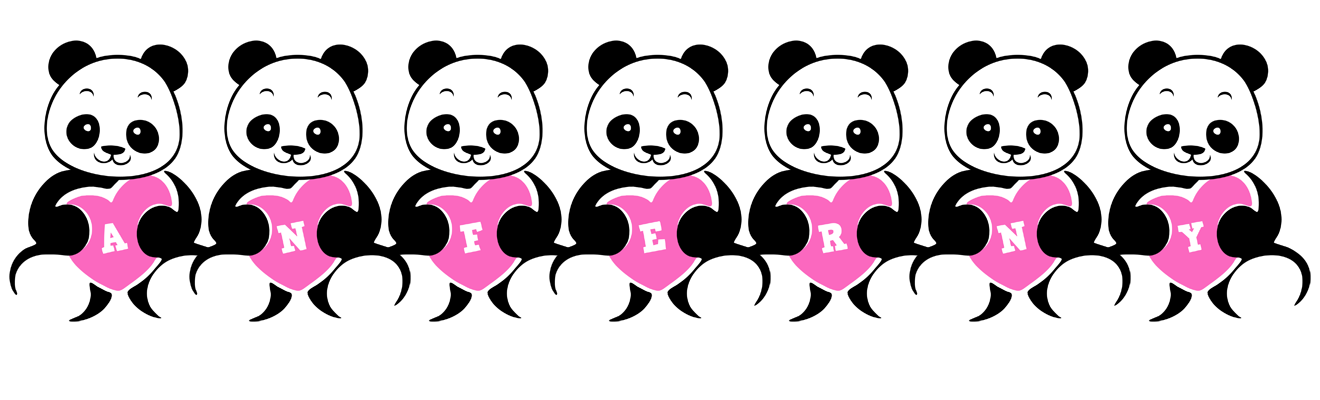 Anferny love-panda logo