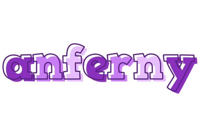 Anferny sensual logo