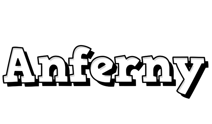 Anferny snowing logo