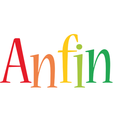 Anfin birthday logo