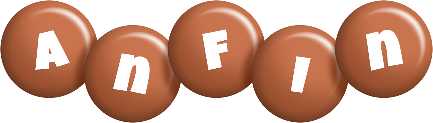 Anfin candy-brown logo