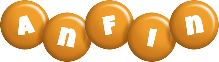 Anfin candy-orange logo