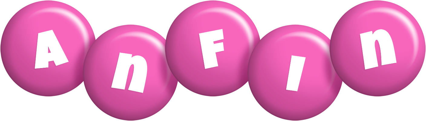 Anfin candy-pink logo
