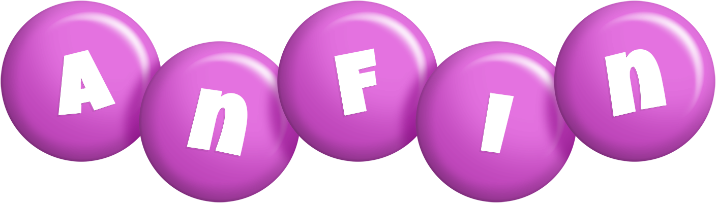 Anfin candy-purple logo