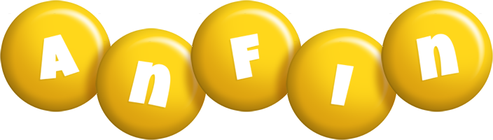 Anfin candy-yellow logo