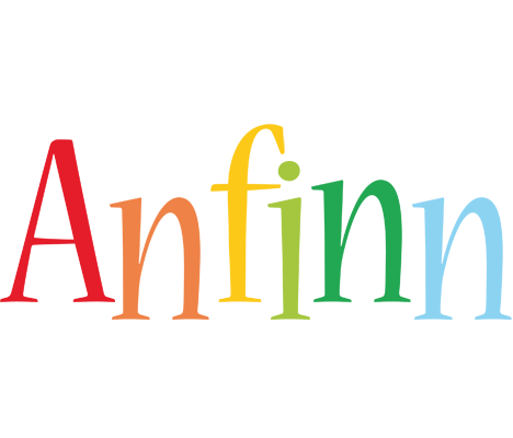 Anfinn birthday logo