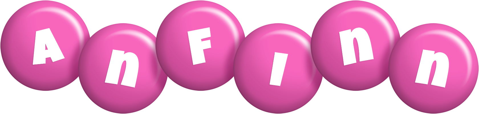 Anfinn candy-pink logo