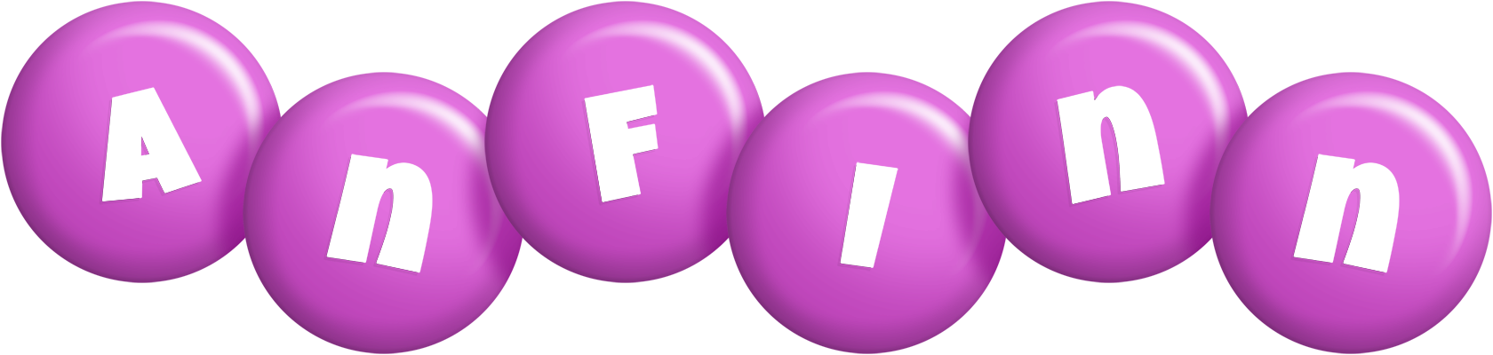 Anfinn candy-purple logo