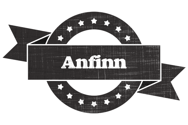 Anfinn grunge logo