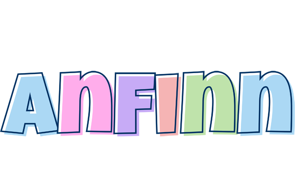 Anfinn pastel logo