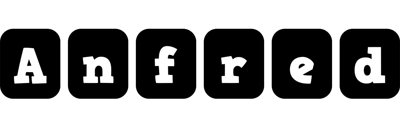 Anfred box logo