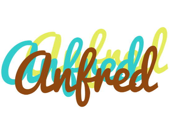 Anfred cupcake logo