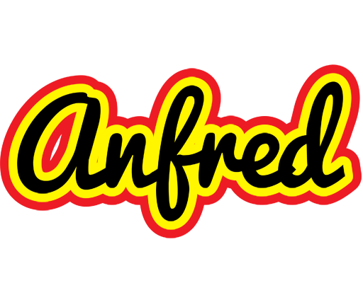 Anfred flaming logo