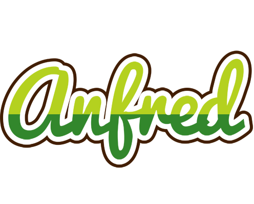 Anfred golfing logo
