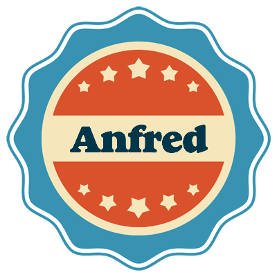 Anfred labels logo