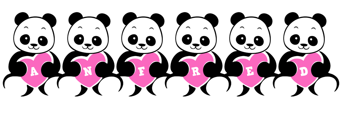 Anfred love-panda logo