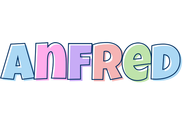 Anfred pastel logo