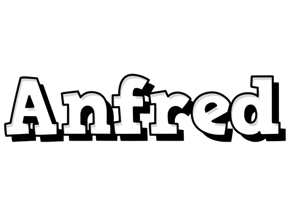 Anfred snowing logo