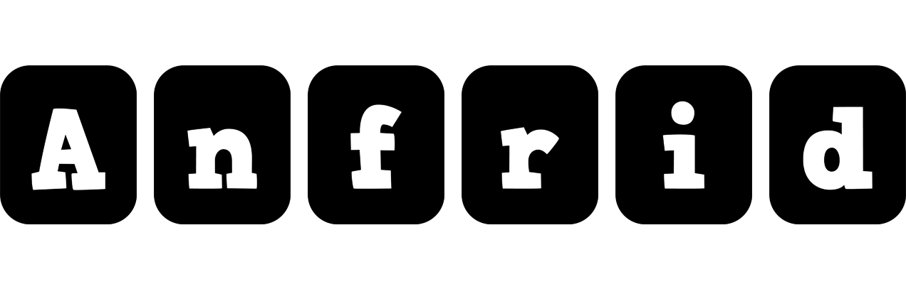 Anfrid box logo