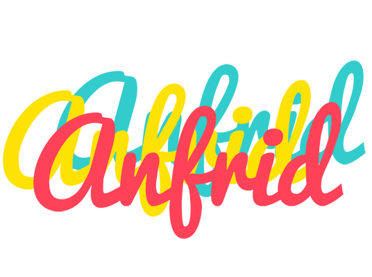 Anfrid disco logo