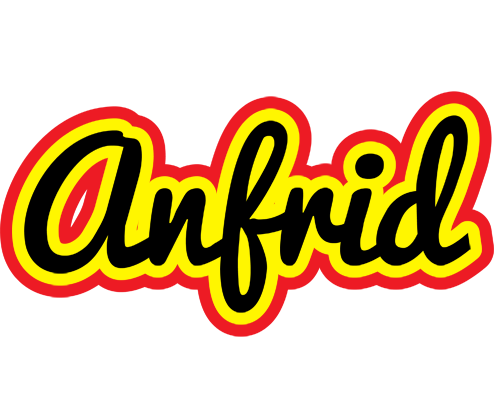 Anfrid flaming logo