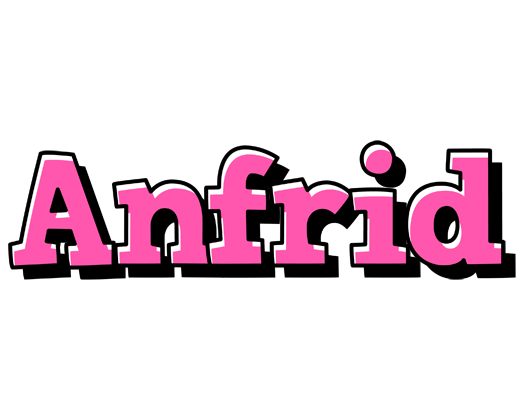 Anfrid girlish logo