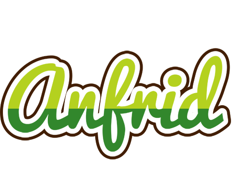 Anfrid golfing logo