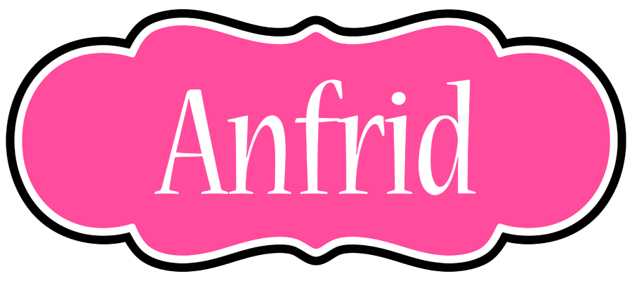 Anfrid invitation logo