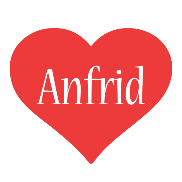 Anfrid love logo