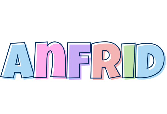 Anfrid pastel logo