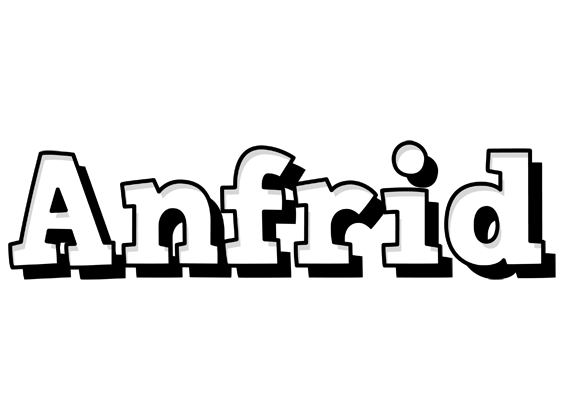 Anfrid snowing logo