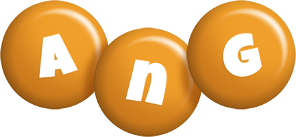 Ang candy-orange logo