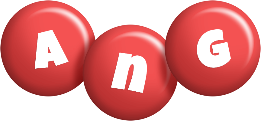 Ang candy-red logo
