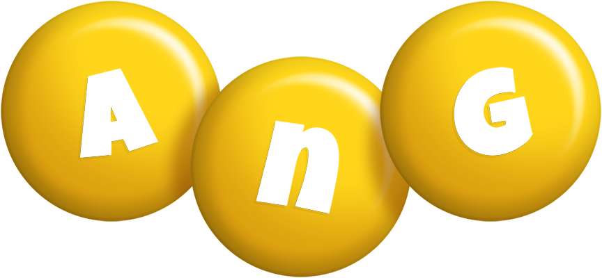 Ang candy-yellow logo