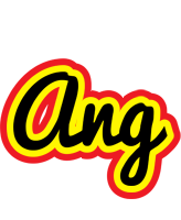 Ang flaming logo