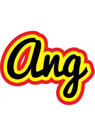 Ang flaming logo